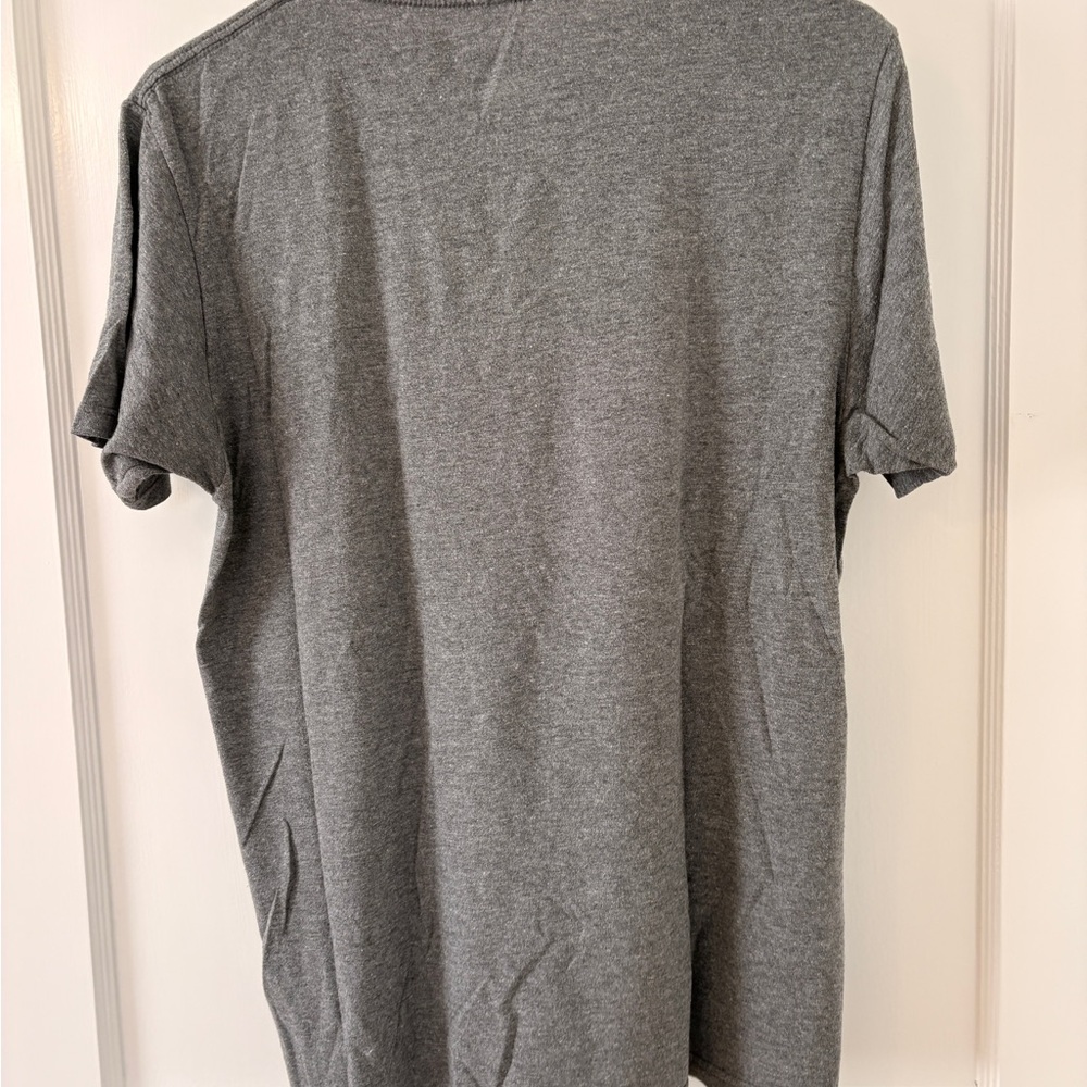 Collectable Ames Bros Graphic Cowboy Silhouette Gray T-Shirt - Picture 3 of 3